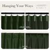 image:imageNICETOWN Sage Green Velvet Blackout Curtains 96 Inch Long for Bedroom Dorm DiningLiving Room Thermal Solid Heavy Matt Pinch Pleat Back Tab Track Window Treatment for Hall Theater 2 Panels 40 WOlive Green