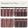 image:imageNICETOWN Sage Green Velvet Blackout Curtains 96 Inch Long for Bedroom Dorm DiningLiving Room Thermal Solid Heavy Matt Pinch Pleat Back Tab Track Window Treatment for Hall Theater 2 Panels 40 WBlush Pink