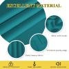 image:imageNICETOWN Peacock Teal Blackout Curtains 84inch Length  Chic Thermal Insulated Grommet Room Darkening Window Drapes for BedroomLiving Room 1 Panel W52 x L84