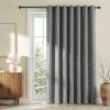 image:imageNICETOWN 100 Blackout Linen Beige Curtains 84 inches Long for Living Room White Liner Composite Grommet Bedroom Thermal Drapes Casual Home Decor Window Treatments 2 Panels W52 x L84Grey