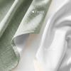 image:imageNICETOWN 100 Blackout Linen Beige Curtains 84 inches Long for Living Room White Liner Composite Grommet Bedroom Thermal Drapes Casual Home Decor Window Treatments 2 Panels W52 x L84Sage Green