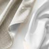 image:imageNICETOWN 100 Blackout Linen Beige Curtains 84 inches Long for Living Room White Liner Composite Grommet Bedroom Thermal Drapes Casual Home Decor Window Treatments 2 Panels W52 x L84Beige