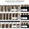 image:imageNICETOWN Buffalo Check Plaid 100 Blackout Curtains 84 Inches Long for Bedroom Living Room Thermal Insulated Room Darkening Rod Pocket Back Tab Drapes Olive Green 52 W x 84 L 2 PanelsPlaid  Taupe  White