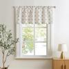 image:imageNICETOWN Farmhouse Geometric Curtains 96 inches Long Natural Linen Semi Sheer 250GSM Diamond Pattern Pocket amp Back Tab Window Treatments Light Filtering for Living Room W52 x L96 2 PanelsNatural