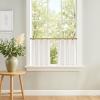 image:imageNICETOWN Natural Pinch Pleated Linen Kitchen Curtains 36 Inches Long 2 Panels Set Farmhouse Light Filtering Short Curtains for Cafe Bar Living Room Bedroom Window 40 W x 36 LNatural
