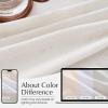 image:imageNICETOWN Natural Pinch Pleated Linen Kitchen Curtains 36 Inches Long 2 Panels Set Farmhouse Light Filtering Short Curtains for Cafe Bar Living Room Bedroom Window 40 W x 36 LNatural