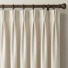 image:imageNICETOWN PRO 100 Blackout Pinch Pleated Curtains 96 inches Long 2 Panels Set Linen Blend Thermal Drapes Window Treatments for Living RoomBedroom W40 x L96Beige
