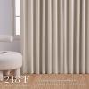 image:imageNICETOWN PRO 100 Blackout Pinch Pleated Curtains 96 inches Long 2 Panels Set Linen Blend Thermal Drapes Window Treatments for Living RoomBedroom W40 x L96Taupe