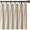 image:imageNICETOWN PRO 100 Blackout Pinch Pleated Curtains 96 inches Long 2 Panels Set Linen Blend Thermal Drapes Window Treatments for Living RoomBedroom W40 x L96Beige