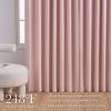 image:imageNICETOWN PRO 100 Blackout Pinch Pleated Curtains 96 inches Long 2 Panels Set Linen Blend Thermal Drapes Window Treatments for Living RoomBedroom W40 x L96Pink