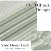 image:imageNICETOWN Sheer Linen Kitchen Curtains 24 Inch Length Sage Green Striped Print Curtains for Living Room Bedroom Farmhouse Bathroom Decor with Rod Pocket for Window 3024 2 PanelsSage Green
