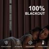 image:imageNICETOWN 100 Black Out Curtains 84 inch Long for Living Room Rod Pocket Blackout Window Treatment Thermal Curtains amp Drapes for Bedroom W52 x L84 2 PanelsPink