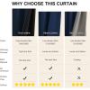 image:imageNICETOWN 100 Black Out Curtains 84 inch Long for Living Room Rod Pocket Blackout Window Treatment Thermal Curtains amp Drapes for Bedroom W52 x L84 2 PanelsNavy Blue