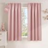image:imageNICETOWN 100 Black Out Curtains 84 inch Long for Living Room Rod Pocket Blackout Window Treatment Thermal Curtains amp Drapes for Bedroom W52 x L84 2 PanelsPink