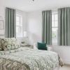 image:imageNICETOWN 100 Black Out Curtains 84 inch Long for Living Room Rod Pocket Blackout Window Treatment Thermal Curtains amp Drapes for Bedroom W52 x L84 2 PanelsSage Green