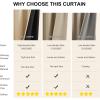image:imageNICETOWN 100 Black Out Curtains 84 inch Long for Living Room Rod Pocket Blackout Window Treatment Thermal Curtains amp Drapes for Bedroom W52 x L84 2 PanelsBiscotti Beige