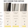image:imageNICETOWN 100 Black Out Curtains 84 inch Long for Living Room Rod Pocket Blackout Window Treatment Thermal Curtains amp Drapes for Bedroom W52 x L84 2 PanelsNatural