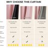 image:imageNICETOWN 100 Black Out Curtains 84 inch Long for Living Room Rod Pocket Blackout Window Treatment Thermal Curtains amp Drapes for Bedroom W52 x L84 2 PanelsPink