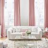 image:imageNICETOWN 100 Black Out Curtains 84 inch Long for Living Room Rod Pocket Blackout Window Treatment Thermal Curtains amp Drapes for Bedroom W52 x L84 2 PanelsPink