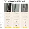 image:imageNICETOWN 100 Black Out Curtains 84 inch Long for Living Room Rod Pocket Blackout Window Treatment Thermal Curtains amp Drapes for Bedroom W52 x L84 2 PanelsSage Green
