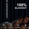 image:imageNICETOWN 100 Black Out Curtains 84 inch Long for Living Room Rod Pocket Blackout Window Treatment Thermal Curtains amp Drapes for Bedroom W52 x L84 2 PanelsNavy Blue
