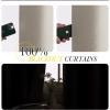image:imageNICETOWN 100 Blackout Linen Curtain for Patio Sliding Door W100 x L84 in Room Divider Curtain for Bedromm 2Sided Faux Linen Physical Shading Thermal Insulated Privacy Drape Natural 1 PanelNatural