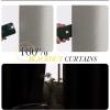 image:imageNICETOWN 100 Blackout Linen Curtain for Patio Sliding Door W100 x L84 in Room Divider Curtain for Bedromm 2Sided Faux Linen Physical Shading Thermal Insulated Privacy Drape Natural 1 PanelSilver Gray