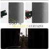 image:imageNICETOWN 100 Blackout Linen Curtain for Patio Sliding Door W100 x L84 in Room Divider Curtain for Bedromm 2Sided Faux Linen Physical Shading Thermal Insulated Privacy Drape Natural 1 PanelGrey