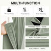image:imageNICETOWN 100 Blackout Curtains for Bedroom Room Darkening Plylux Black Curtains 84 Inch Long Thermal Insulated Grommet Window Drapes for Living Room 52 W x 84 L 2 PanelsSage Green