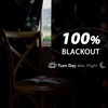 image:imageNICETOWN 100 Blackout Curtains for Bedroom Room Darkening Plylux Black Curtains 84 Inch Long Thermal Insulated Grommet Window Drapes for Living Room 52 W x 84 L 2 PanelsLemon Bandit Black
