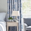 image:imageNICETOWN 100 Blackout Curtains for Bedroom Room Darkening Plylux Black Curtains 84 Inch Long Thermal Insulated Grommet Window Drapes for Living Room 52 W x 84 L 2 PanelsRose Blue