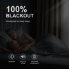 image:imageNICETOWN 100 Blackout Curtains for Bedroom Room Darkening Plylux Black Curtains 84 Inch Long Thermal Insulated Grommet Window Drapes for Living Room 52 W x 84 L 2 PanelsCream