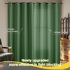 image:imageNICETOWN 100 Blackout Curtains for Bedroom Room Darkening Plylux Black Curtains 84 Inch Long Thermal Insulated Grommet Window Drapes for Living Room 52 W x 84 L 2 PanelsForest Green