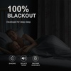 image:imageNICETOWN 100 Blackout Curtains for Bedroom Room Darkening Plylux Black Curtains 84 Inch Long Thermal Insulated Grommet Window Drapes for Living Room 52 W x 84 L 2 PanelsRose Taupe