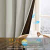 image:imageNICETOWN 100 Blackout Curtains for Bedroom Room Darkening Plylux Black Curtains 84 Inch Long Thermal Insulated Grommet Window Drapes for Living Room 52 W x 84 L 2 PanelsSand