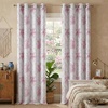 image:imageNICETOWN 100 Blackout Curtains for Bedroom Room Darkening Plylux Black Curtains 84 Inch Long Thermal Insulated Grommet Window Drapes for Living Room 52 W x 84 L 2 PanelsRose Blush Pink