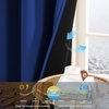 image:imageNICETOWN 100 Blackout Curtains for Bedroom Room Darkening Plylux Black Curtains 84 Inch Long Thermal Insulated Grommet Window Drapes for Living Room 52 W x 84 L 2 PanelsRoyal Blue