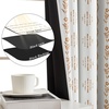 image:imageNICETOWN 100 Blackout Curtains for Bedroom Room Darkening Plylux Black Curtains 84 Inch Long Thermal Insulated Grommet Window Drapes for Living Room 52 W x 84 L 2 PanelsBohemia Terracotta