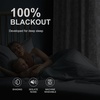 image:imageNICETOWN 100 Blackout Curtains for Bedroom Room Darkening Plylux Black Curtains 84 Inch Long Thermal Insulated Grommet Window Drapes for Living Room 52 W x 84 L 2 PanelsPaisley Sage Green