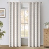 image:imageNICETOWN 100 Blackout Curtains for Bedroom Room Darkening Plylux Black Curtains 84 Inch Long Thermal Insulated Grommet Window Drapes for Living Room 52 W x 84 L 2 PanelsBohemia Terracotta