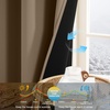 image:imageNICETOWN 100 Blackout Curtains for Bedroom Room Darkening Plylux Black Curtains 84 Inch Long Thermal Insulated Grommet Window Drapes for Living Room 52 W x 84 L 2 PanelsKhaki
