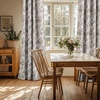 image:imageNICETOWN 100 Blackout Curtains for Bedroom Room Darkening Plylux Black Curtains 84 Inch Long Thermal Insulated Grommet Window Drapes for Living Room 52 W x 84 L 2 PanelsAntique Floraison Off White