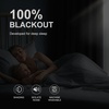 image:imageNICETOWN 100 Blackout Curtains for Bedroom Room Darkening Plylux Black Curtains 84 Inch Long Thermal Insulated Grommet Window Drapes for Living Room 52 W x 84 L 2 PanelsGrey