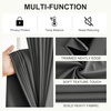 image:imageNICETOWN 100 Blackout Curtains for Bedroom Room Darkening Plylux Black Curtains 84 Inch Long Thermal Insulated Grommet Window Drapes for Living Room 52 W x 84 L 2 PanelsGrey