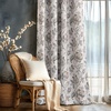 image:imageNICETOWN 100 Blackout Curtains for Bedroom Room Darkening Plylux Black Curtains 84 Inch Long Thermal Insulated Grommet Window Drapes for Living Room 52 W x 84 L 2 PanelsAntique Floraison Off White
