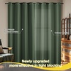image:imageNICETOWN 100 Blackout Curtains for Bedroom Room Darkening Plylux Black Curtains 84 Inch Long Thermal Insulated Grommet Window Drapes for Living Room 52 W x 84 L 2 PanelsGreyish Green
