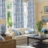 image:imageNICETOWN 100 Blackout Curtains for Bedroom Room Darkening Plylux Black Curtains 84 Inch Long Thermal Insulated Grommet Window Drapes for Living Room 52 W x 84 L 2 PanelsRose Blue