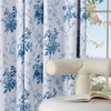 image:imageNICETOWN 100 Blackout Curtains for Bedroom Room Darkening Plylux Black Curtains 84 Inch Long Thermal Insulated Grommet Window Drapes for Living Room 52 W x 84 L 2 PanelsRose Blue