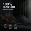 image:imageNICETOWN 100 Blackout Curtains for Bedroom Room Darkening Plylux Black Curtains 84 Inch Long Thermal Insulated Grommet Window Drapes for Living Room 52 W x 84 L 2 PanelsOlive