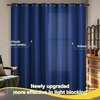 image:imageNICETOWN 100 Blackout Curtains for Bedroom Room Darkening Plylux Black Curtains 84 Inch Long Thermal Insulated Grommet Window Drapes for Living Room 52 W x 84 L 2 PanelsRoyal Blue